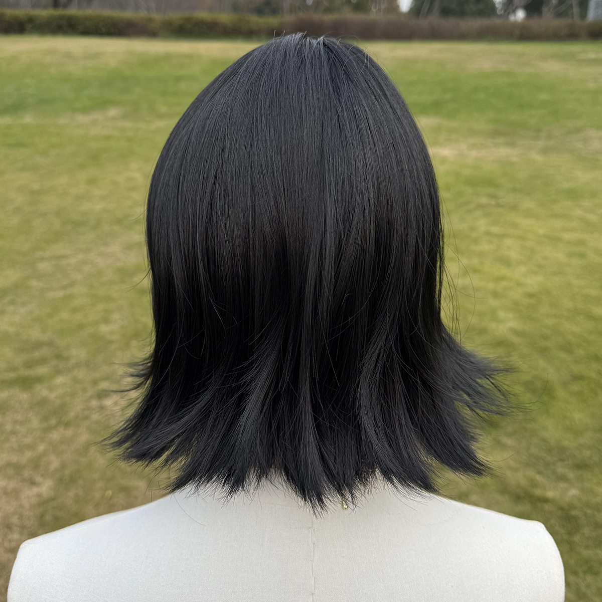 SMILCO/8Inch  Hybird Lace Front Short Straight Synthetic Wig/SM1684