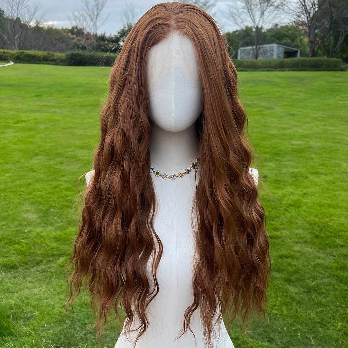 SMILCO/26Inch 13*4 Lace Front Long Water Wave Synthetic Wig/SM9843/SM9845