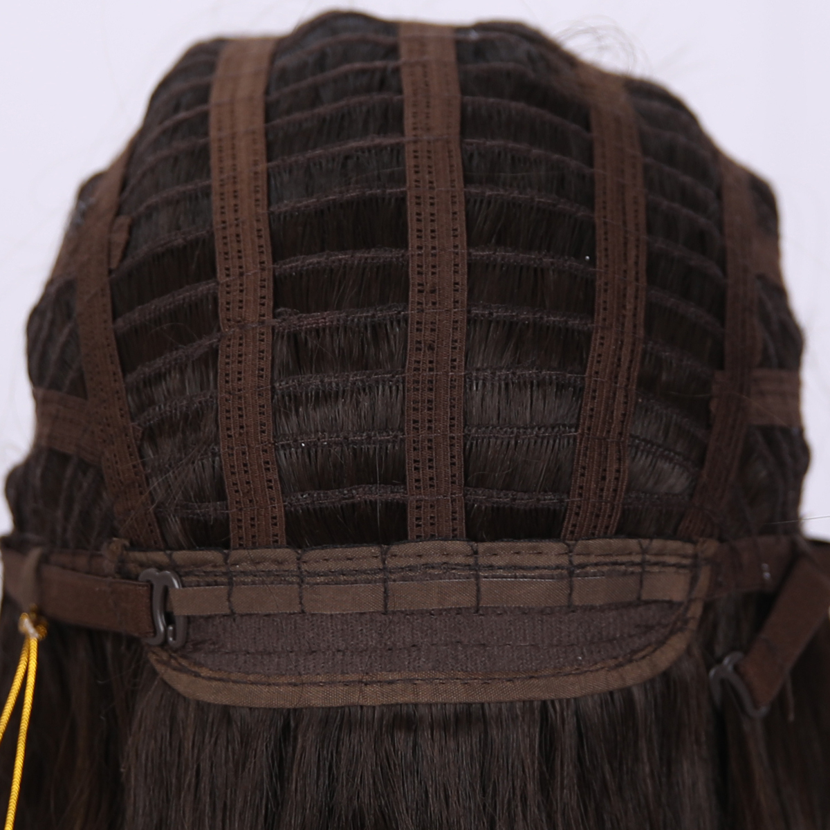 SMILCO/24Inch Black Long Curly With Bangs Synthetic Wig/SM415