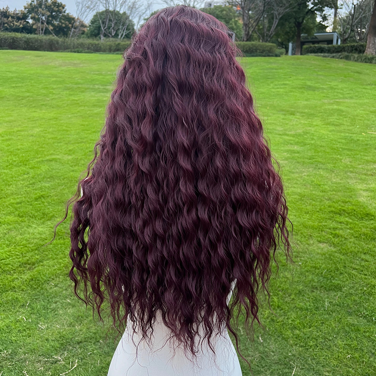 SMILCO/26Inch 13*4 Lace Front Long Water Wave Synthetic Wig/SM9847/SM9849