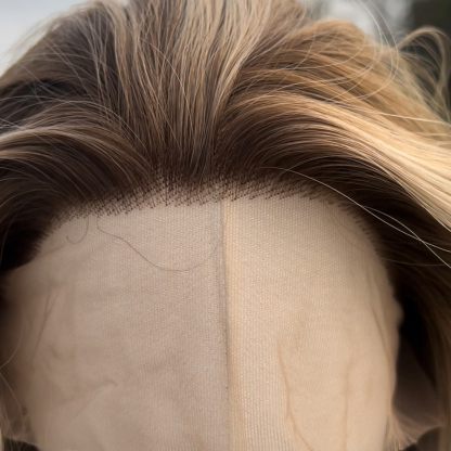 SMILCO/26Inch 13×4 Lace Front Highlight Brown&Blonde/Synthetic Hair/SM9208