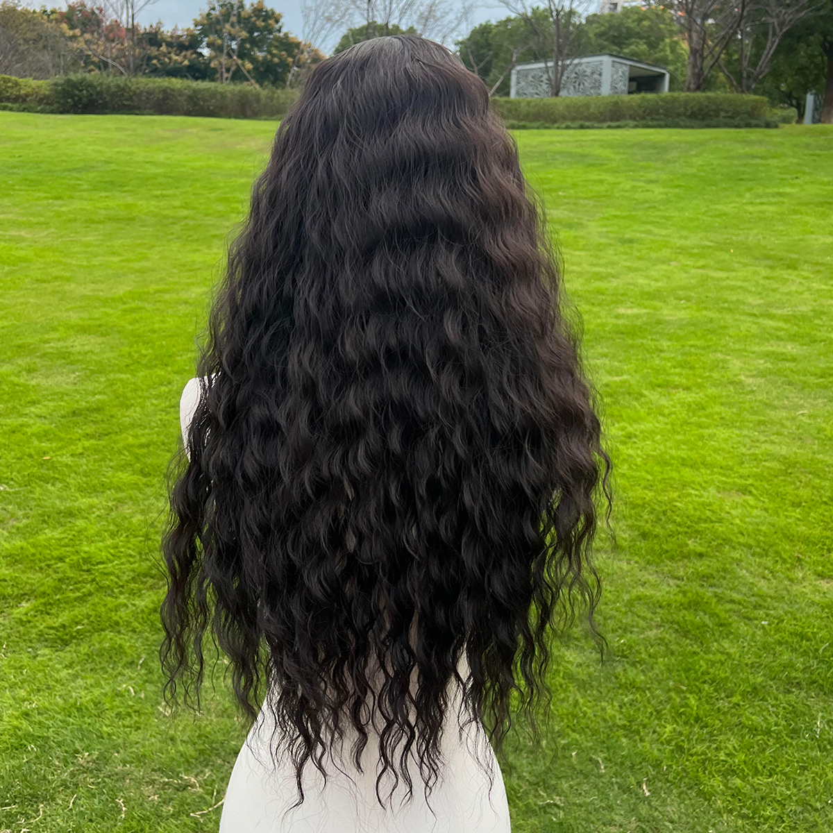 SMILCO/26Inch 13*4 Lace Front Long Water Wave Synthetic Wig/SM9847/SM9849