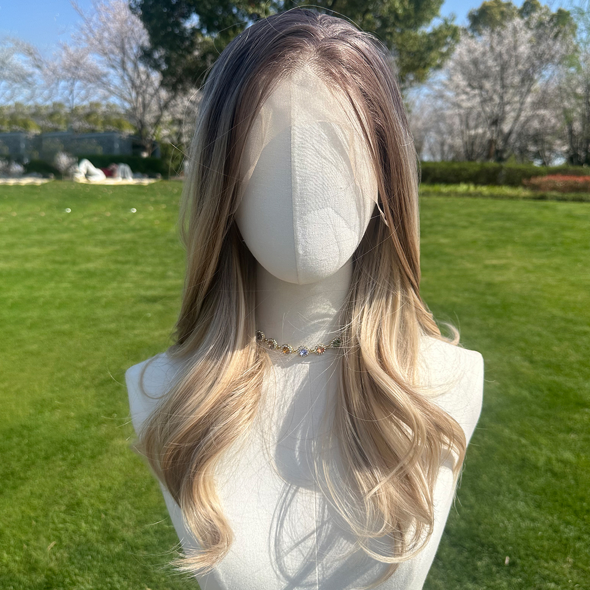 SMILCO/22Inch 13*4 Lace Front Medium Straight Synthetic Wig/SM9867/SM9867-2/SM9867-3