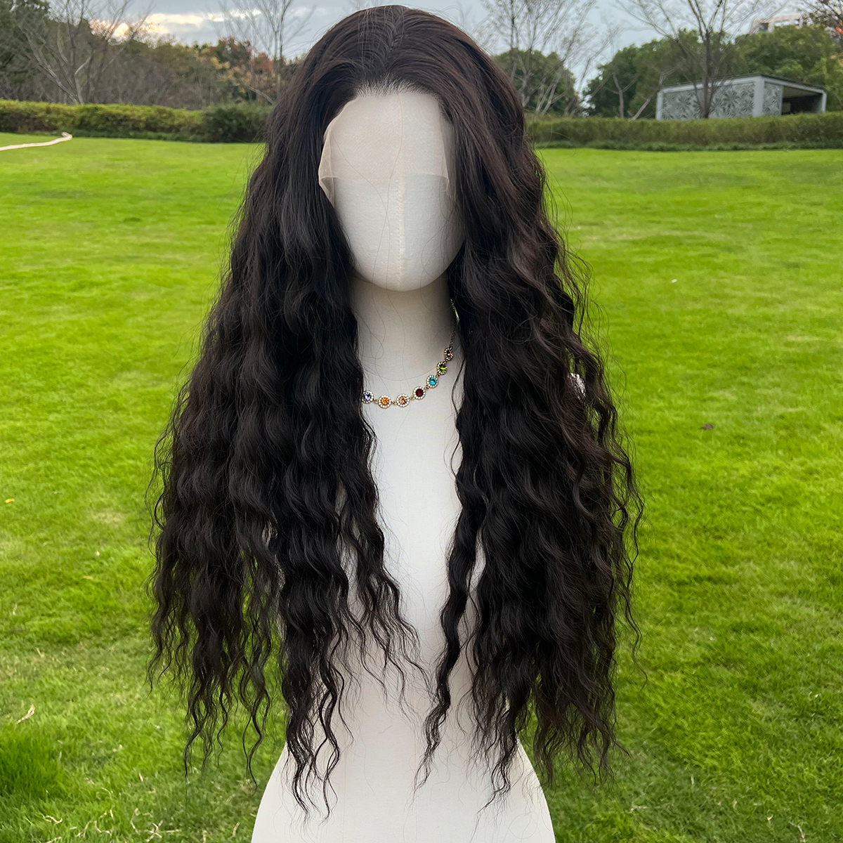 SMILCO/26Inch 13*4 Lace Front Long Water Wave Synthetic Wig/SM9847/SM9849