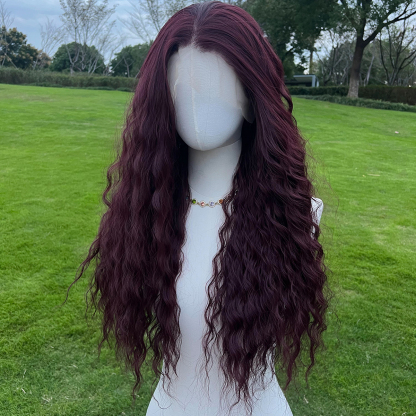 SMILCO/26Inch 13*4 Lace Front Long Water Wave Synthetic Wig/SM9847/SM9849