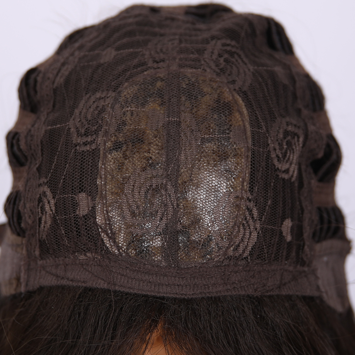 SMILCO/24Inch Black Long Curly With Bangs Synthetic Wig/SM415