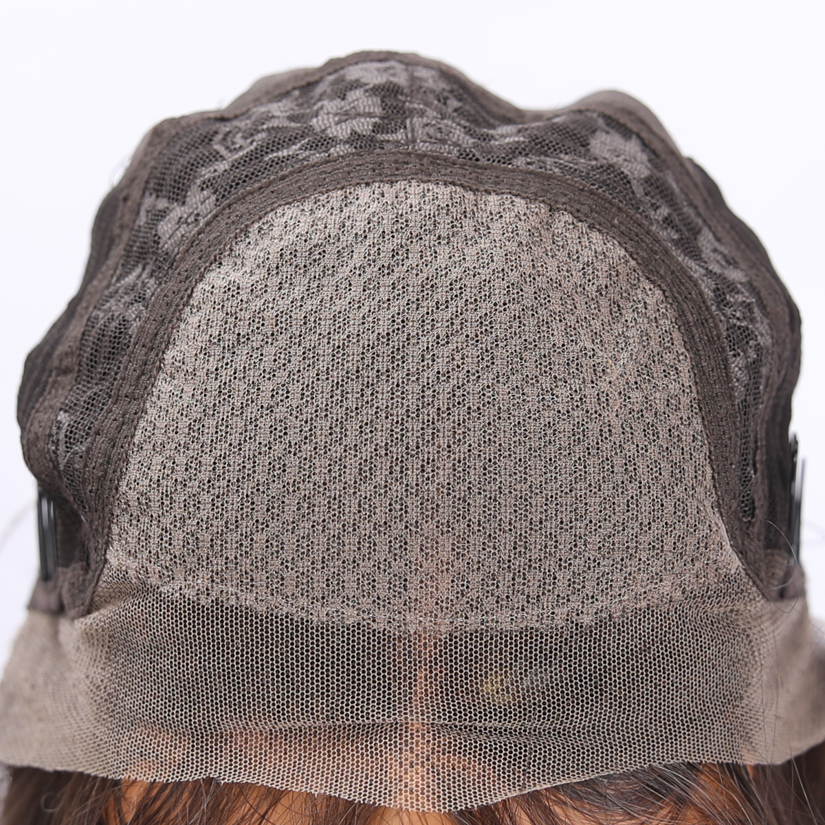 SMILCO/24Inch Deep Brown Luxe 13*6 Lace Front Pre Cut Low Density Long Curly Synthetic Wig/SM9906