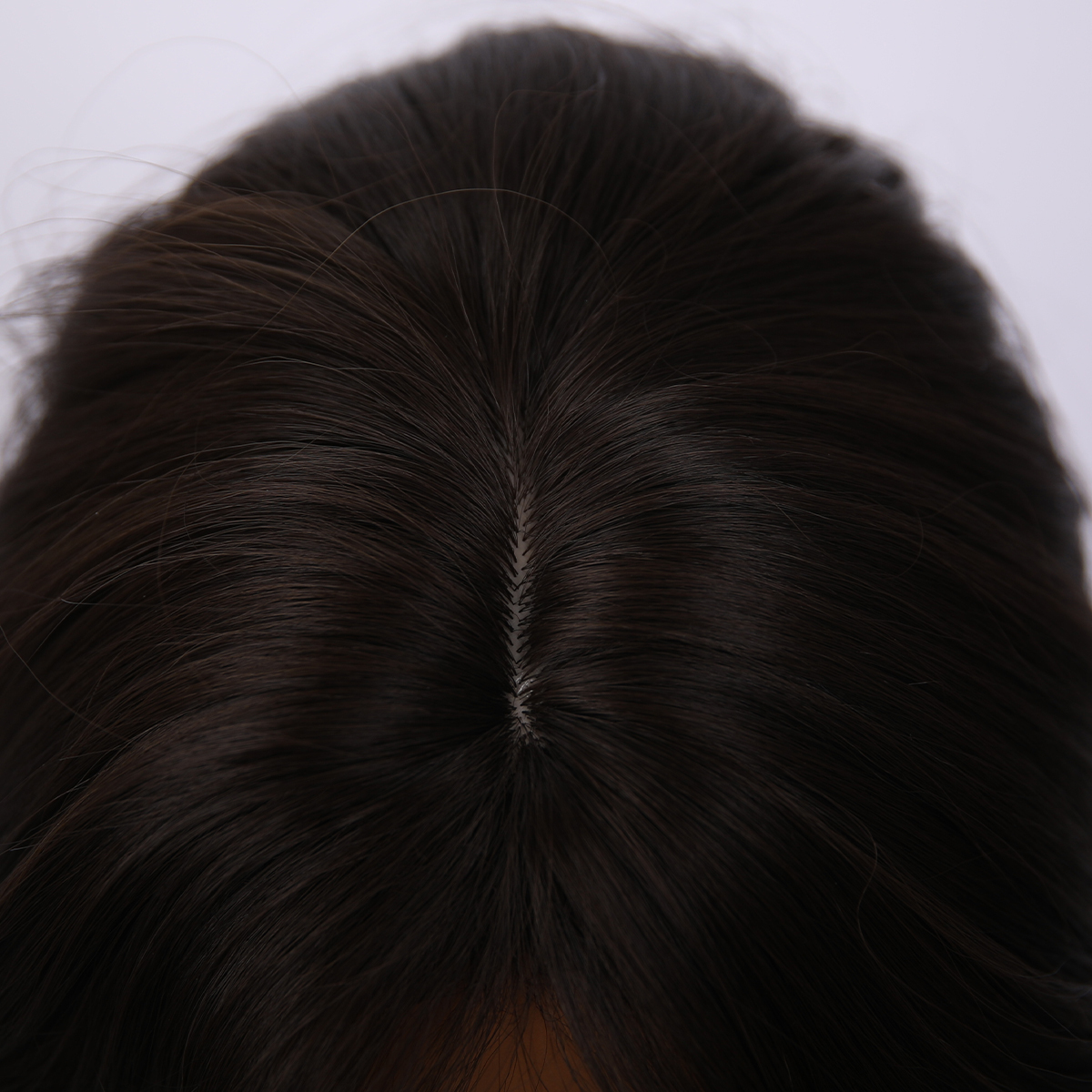 SMILCO/24Inch Black Long Curly With Bangs Synthetic Wig/SM415