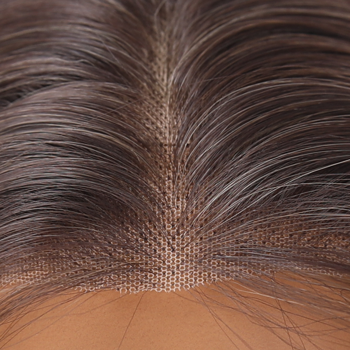 SMILCO/24Inch Deep Brown Luxe 13*6 Lace Front Pre Cut Low Density Long Curly Synthetic Wig/SM9906