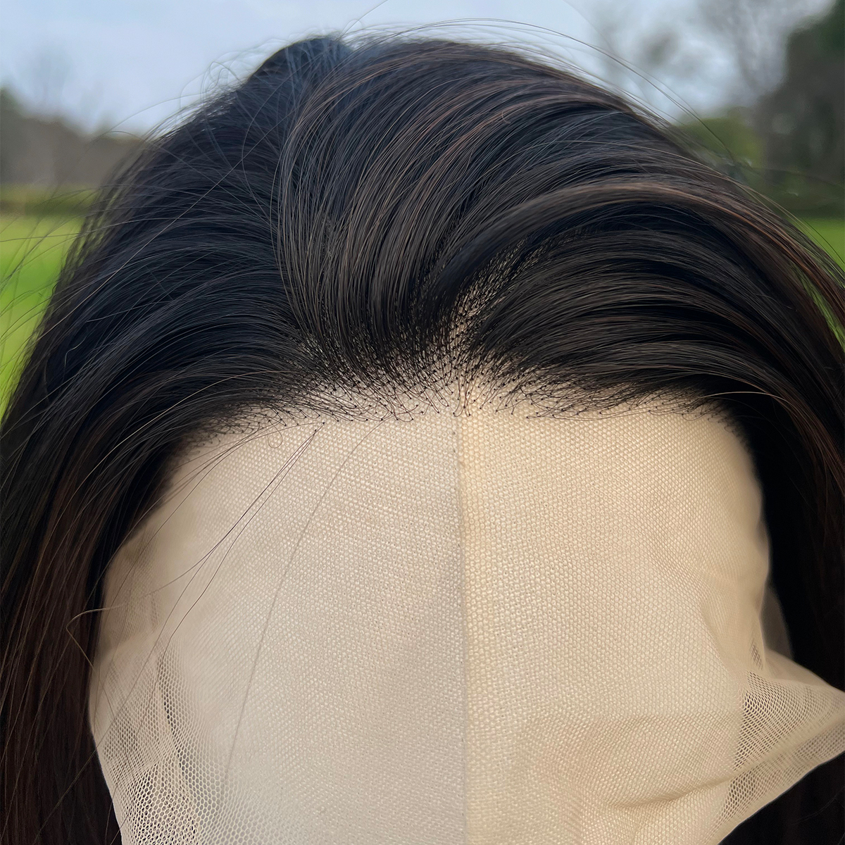 SMILCO/26Inch Dark Brown Luxe 13*6 Lace Front  Long Curly Synthetic Wig/SM9706