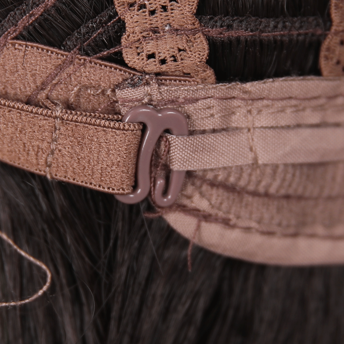 SMILCO/24Inch Highlight Brown With Green Long Curly With Bangs Synthetic Wig/SM406