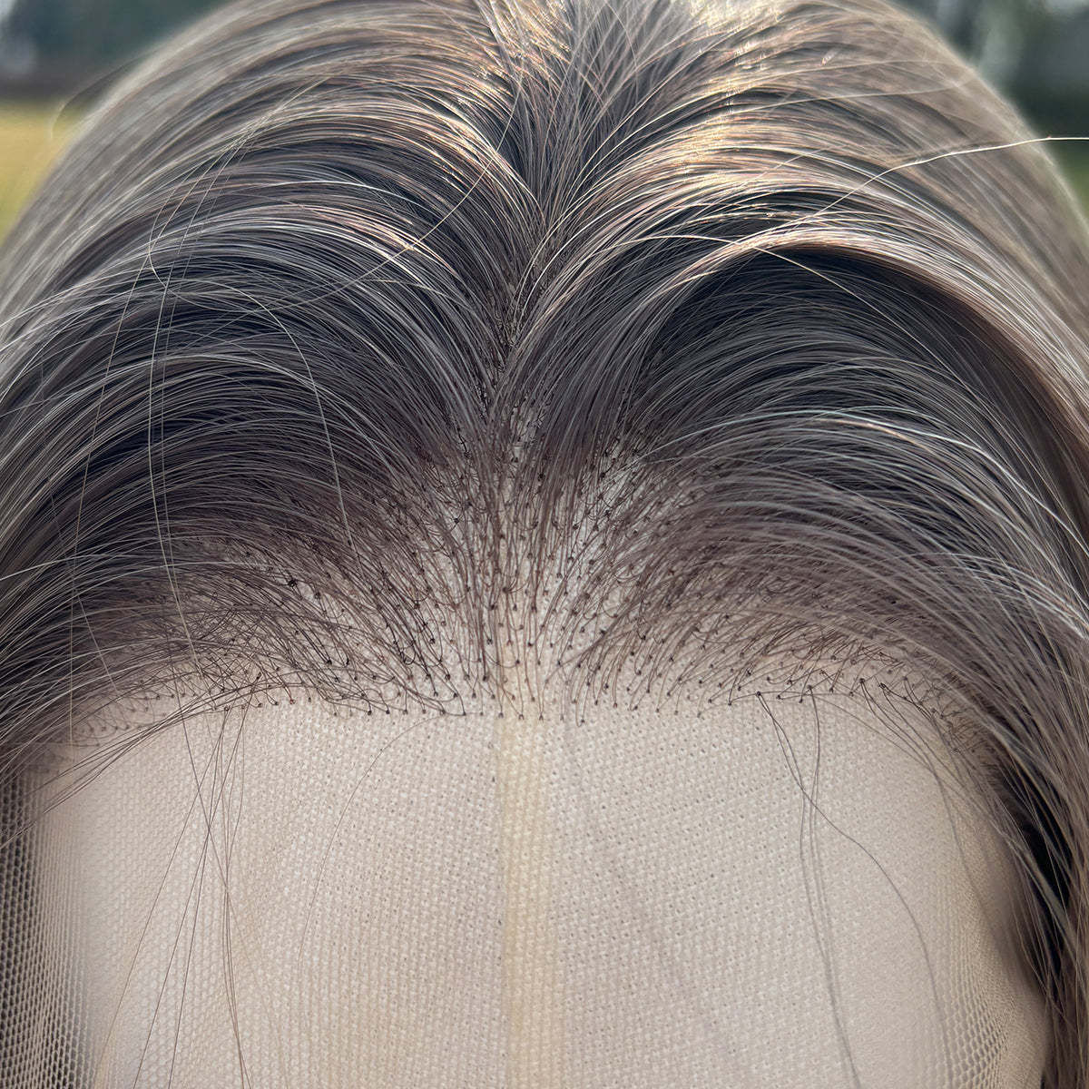 SMILCO/22Inch Ombre Brown Ash Blonde 13*4 Free Part Medium Synthetic Wig/SM9871