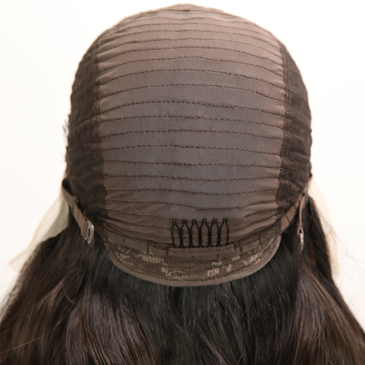 SMILCO/26Inch Dark Brown Luxe 13*6 Lace Front  Long Curly Synthetic Wig/SM9706