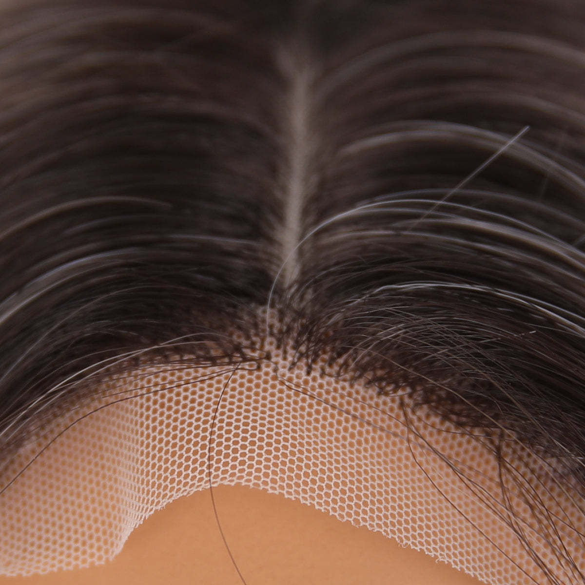 SMILCO/22Inch Small Lace Ombre And Highlight Brown WithBlonde Synthetic Wig/SM1686