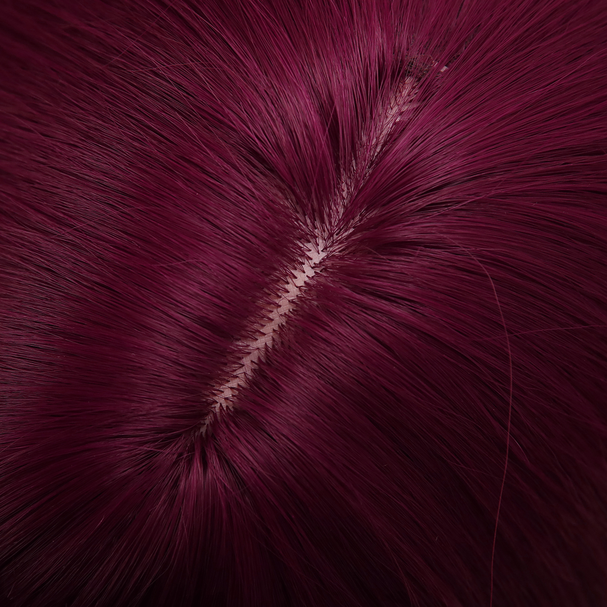 SMILCO/26Inch Burgundy Long Curly With Bangs Synthetic Wig/SM023