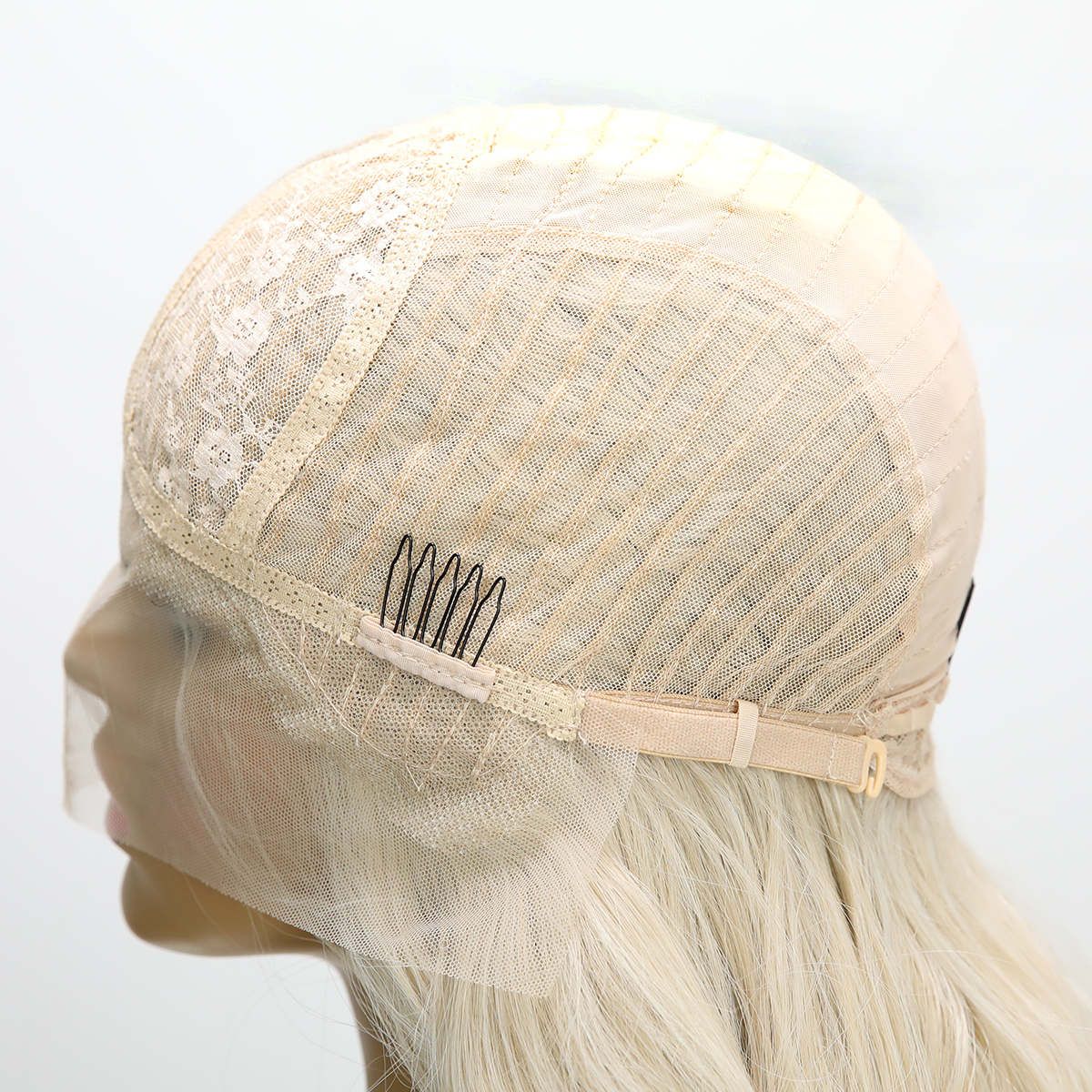 SMILCO/32Inch Blonde  Long Curly Synthetic Wig/SM9216/SM9216B