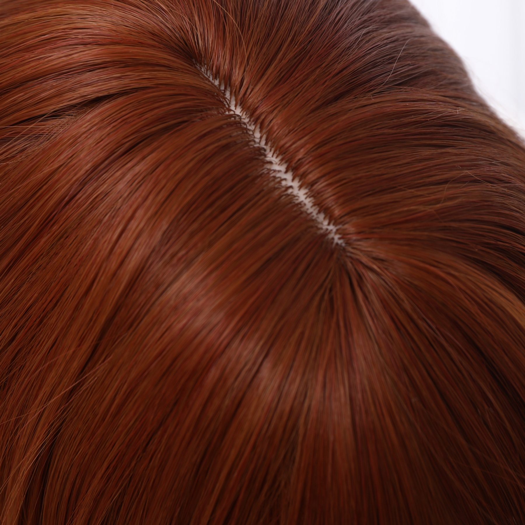 SMILCO/26Inch Ginger Long Wave With Bangs Synthetic Wig/SM8011