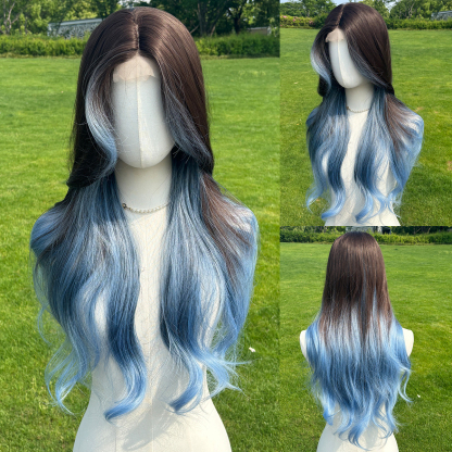 SMILCO/26Inch Highlight With Bangs Long Curly Synthetic Wig/SM5029/SM398/SM397/SM401/SM403/SM404/SM413/SM1682