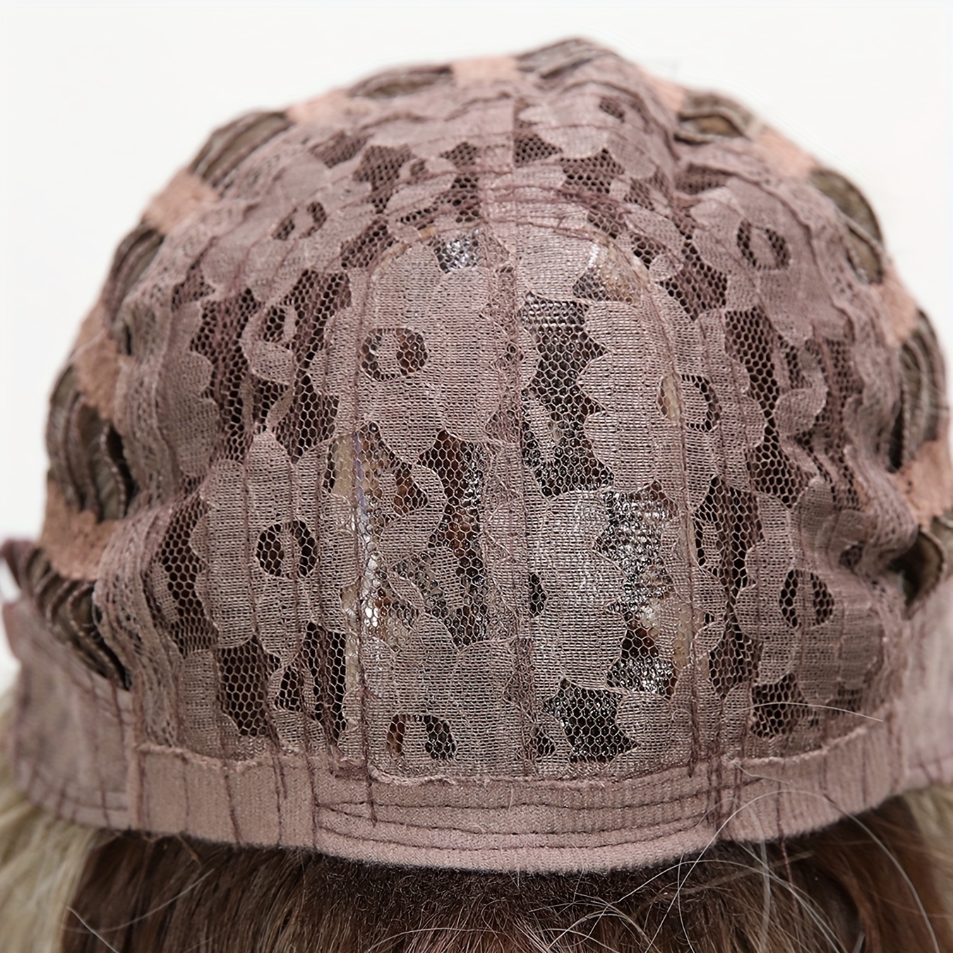 SMILCO/24Inch Ombre Brown Ash Blonde Long Curly Synthetic Wig/SM049