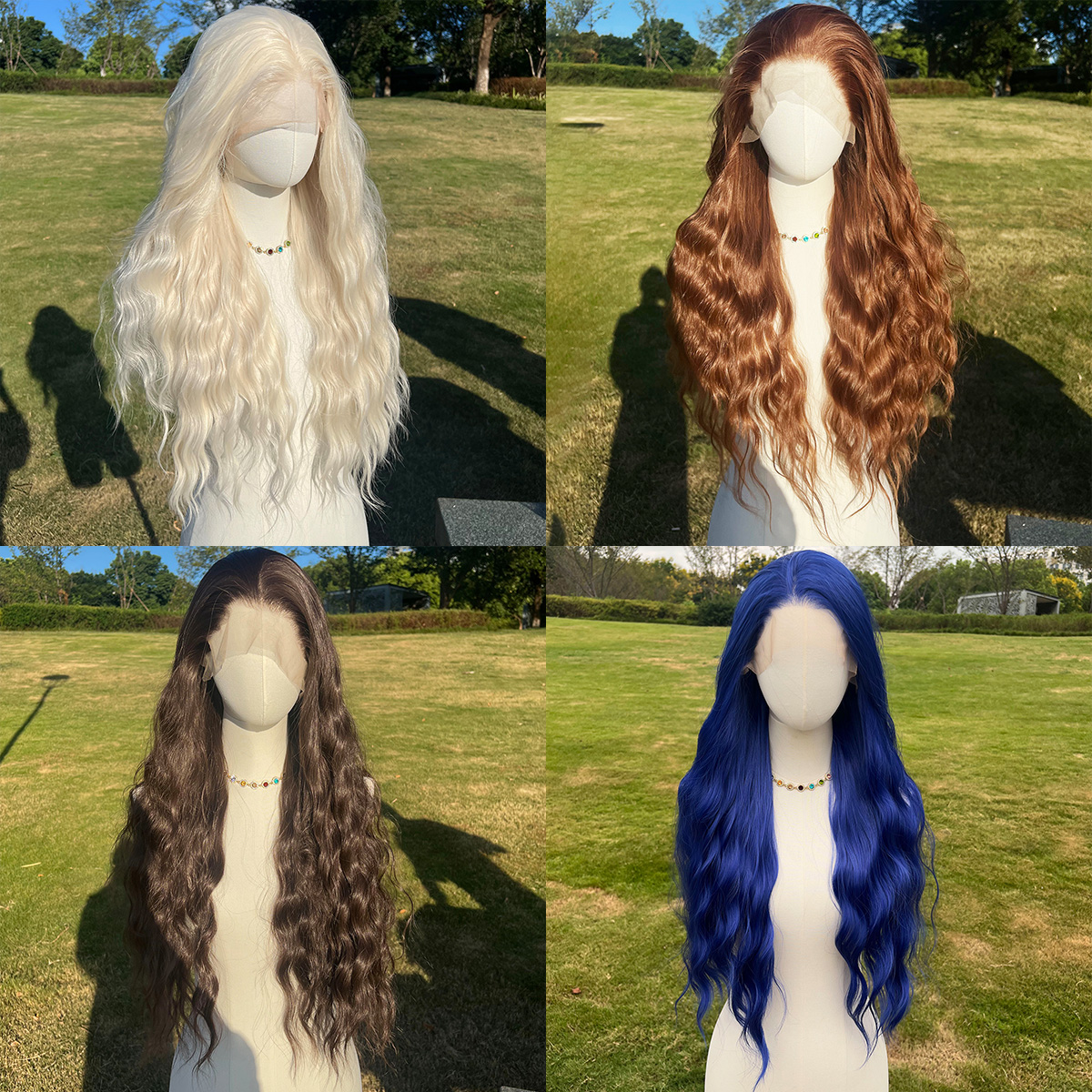 SMILCO/28Inch 13*4 Lace Front Long Water Wave Synthetic Wig/SM9824/SM9825/SM9826/SM9841/SM9848