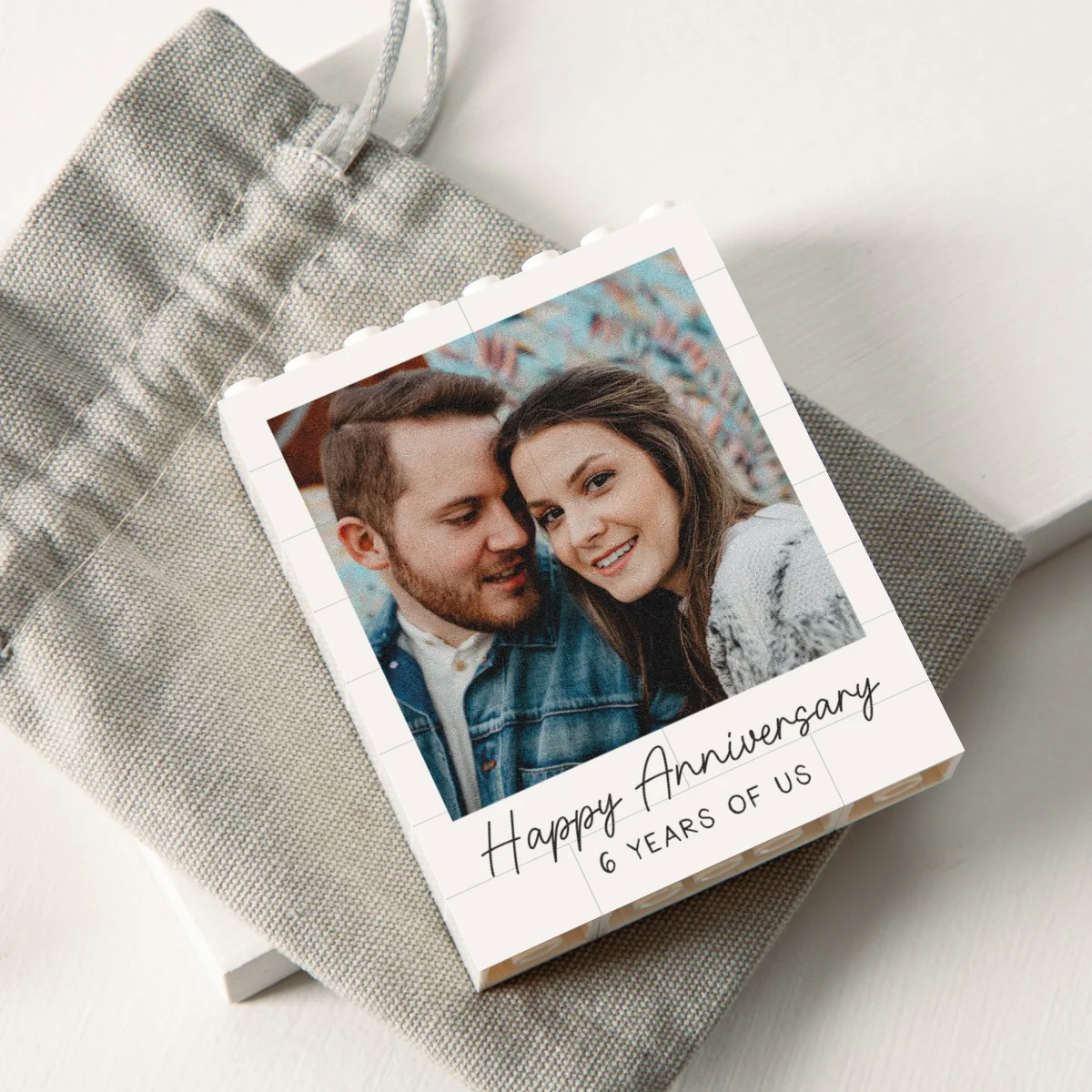 🧩Personalised Photo Building Block Anniversary Gift✨
