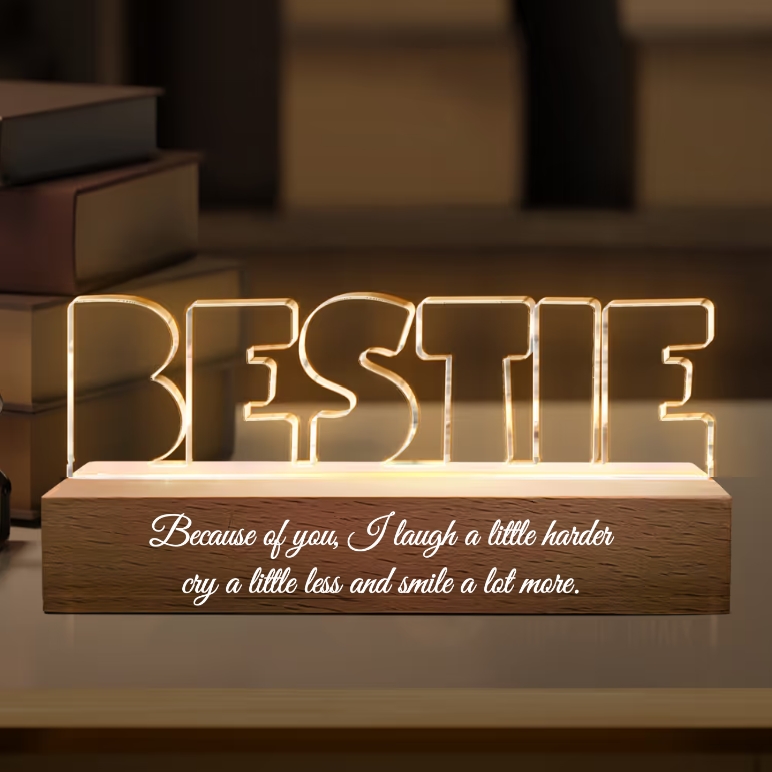 ✨Custom Friendship Photo Collage - Personalized Photo LED Night Light