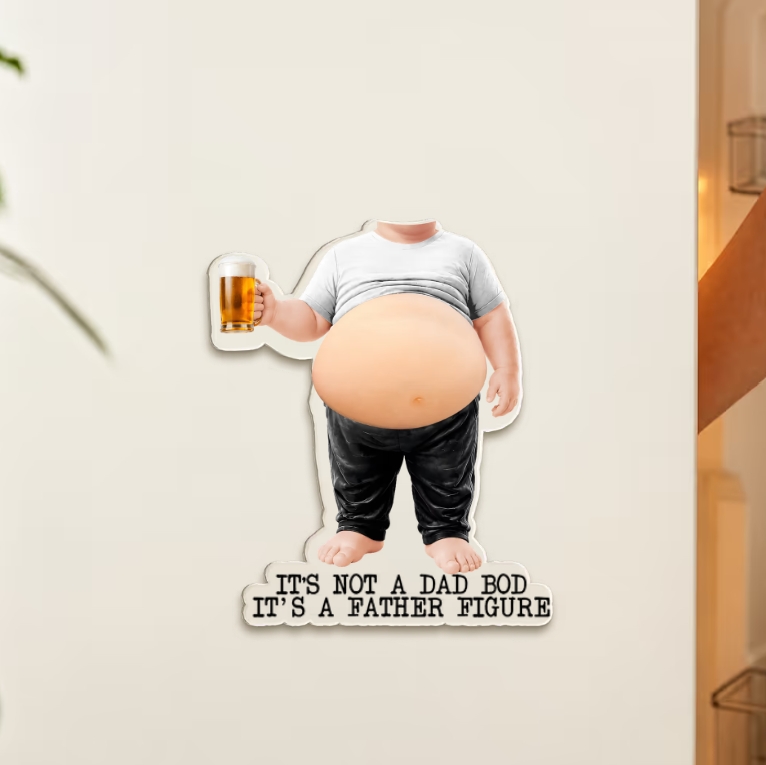 Funny Father's Day Gift - Personalized Fridge Magnet