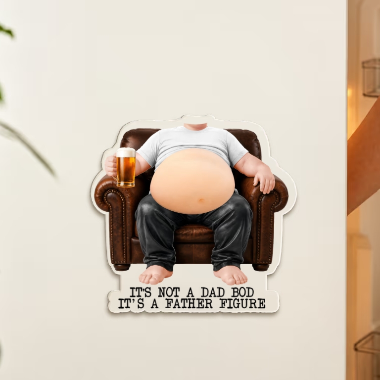 Funny Father's Day Gift - Personalized Fridge Magnet
