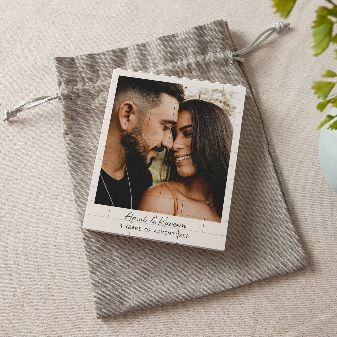 🧩Personalised Photo Building Block Anniversary Gift✨