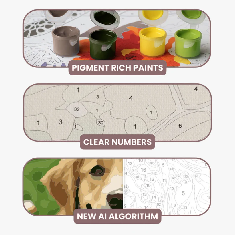 Custom Photo Color-by-Number Oil Painting