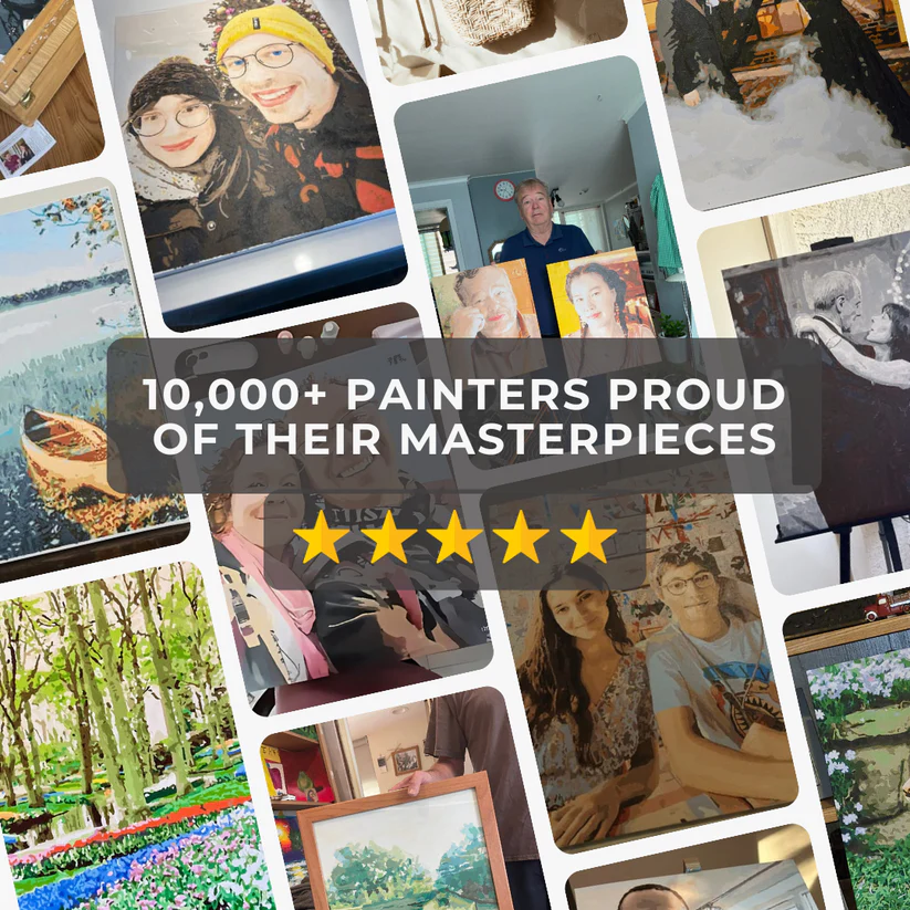 Custom Photo Color-by-Number Oil Painting