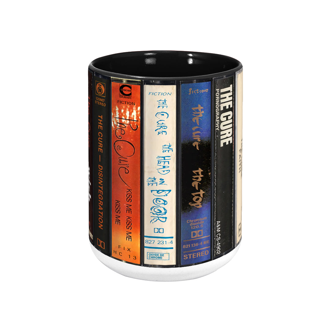 The Cure Albums Cassette Retro Collection Accent Mug