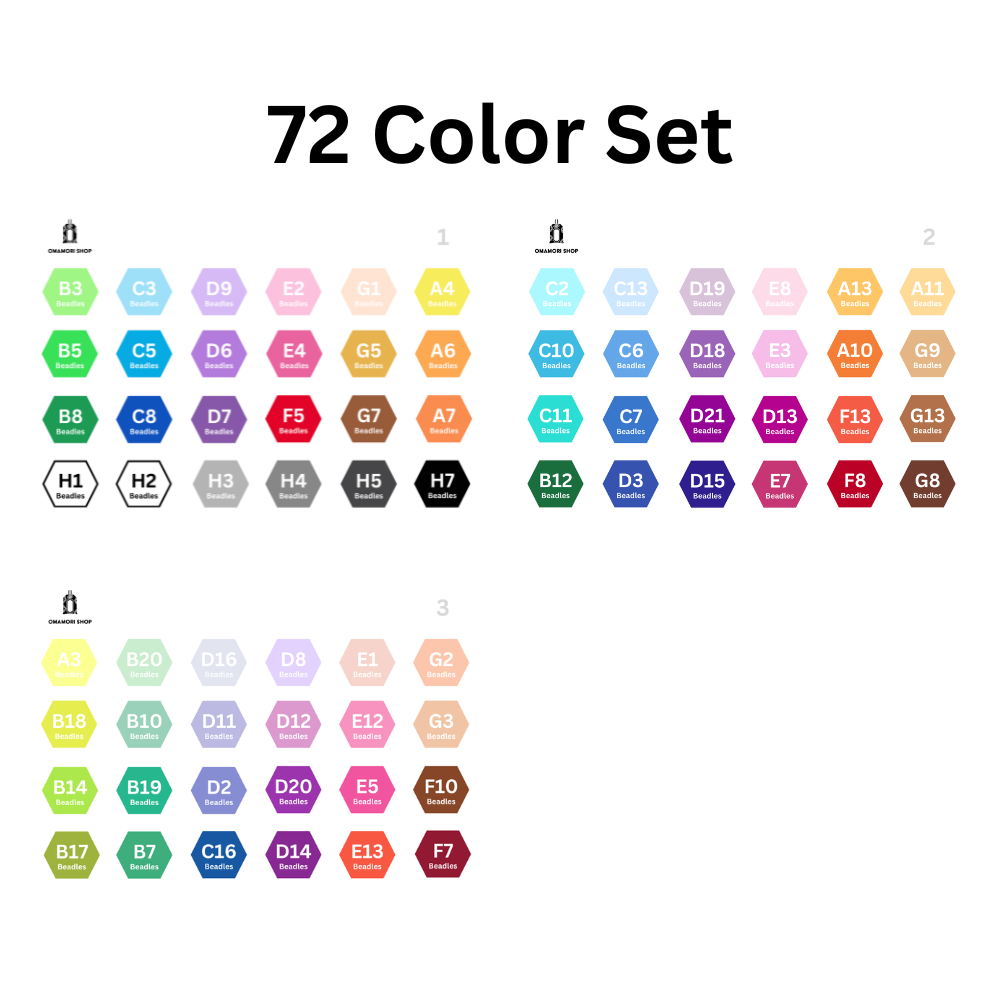 72 Colors Fuse Beads Upgrade Kit