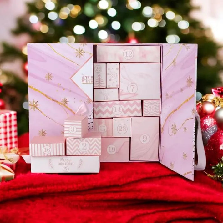 🔥🎁 24 Daily Surprises — 2025 Pink Marble Advent Calendar
