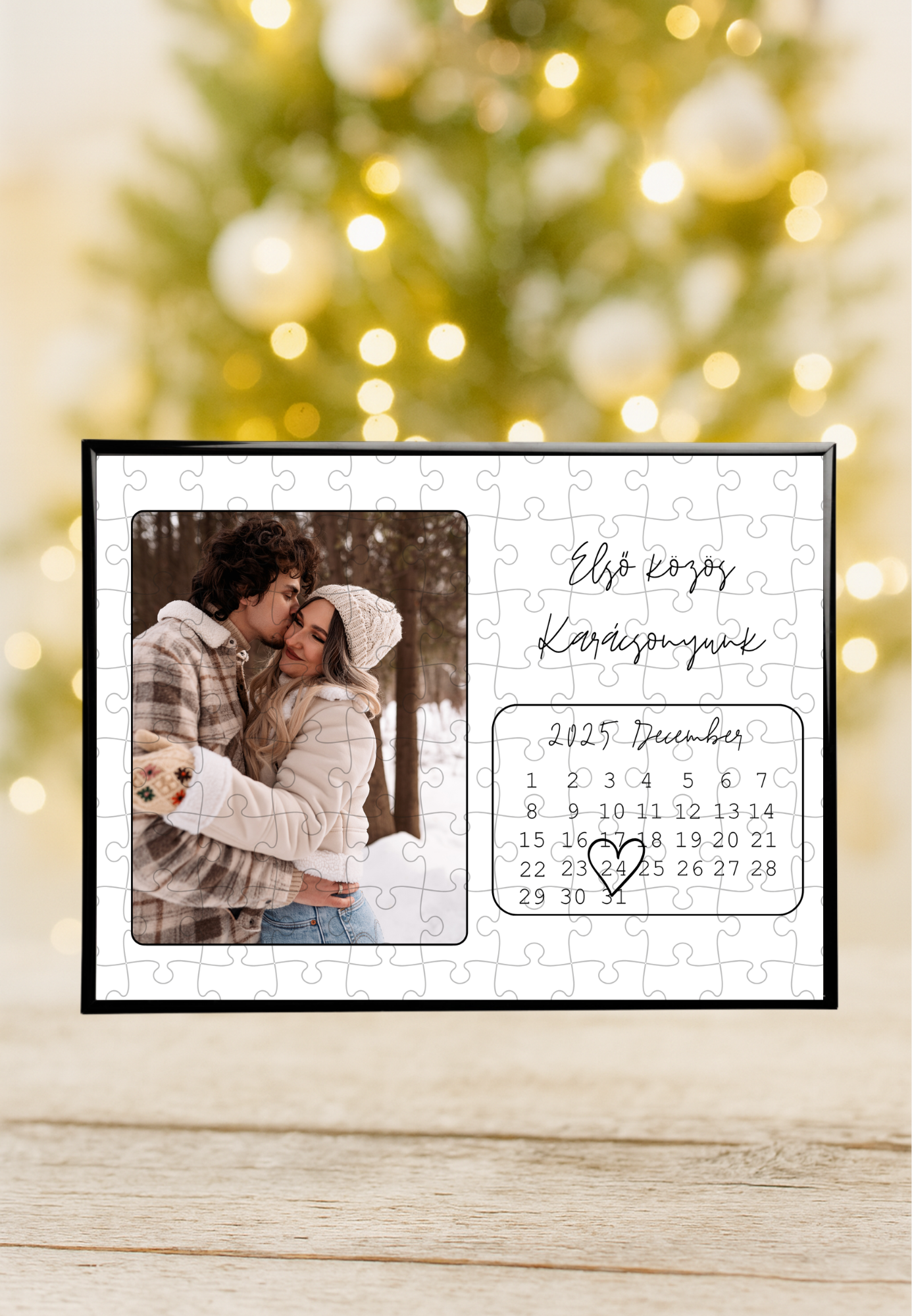 ✨Personalized Custom Calendar Memory Puzzle 📆💖
