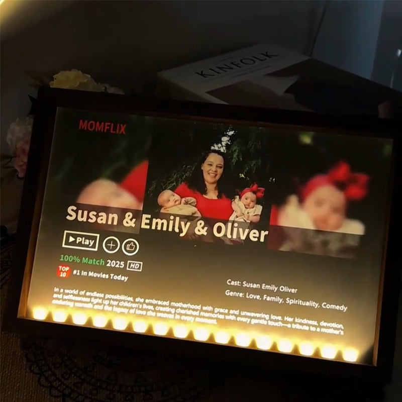 Personalized Mother’s Day Photo Light Frame