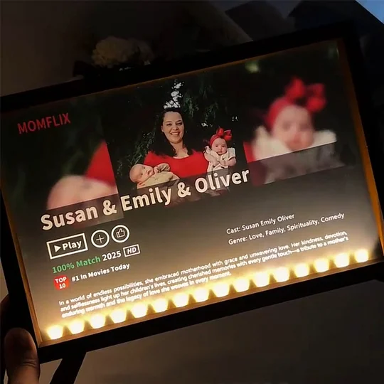 Personalized Mother’s Day Photo Light Frame