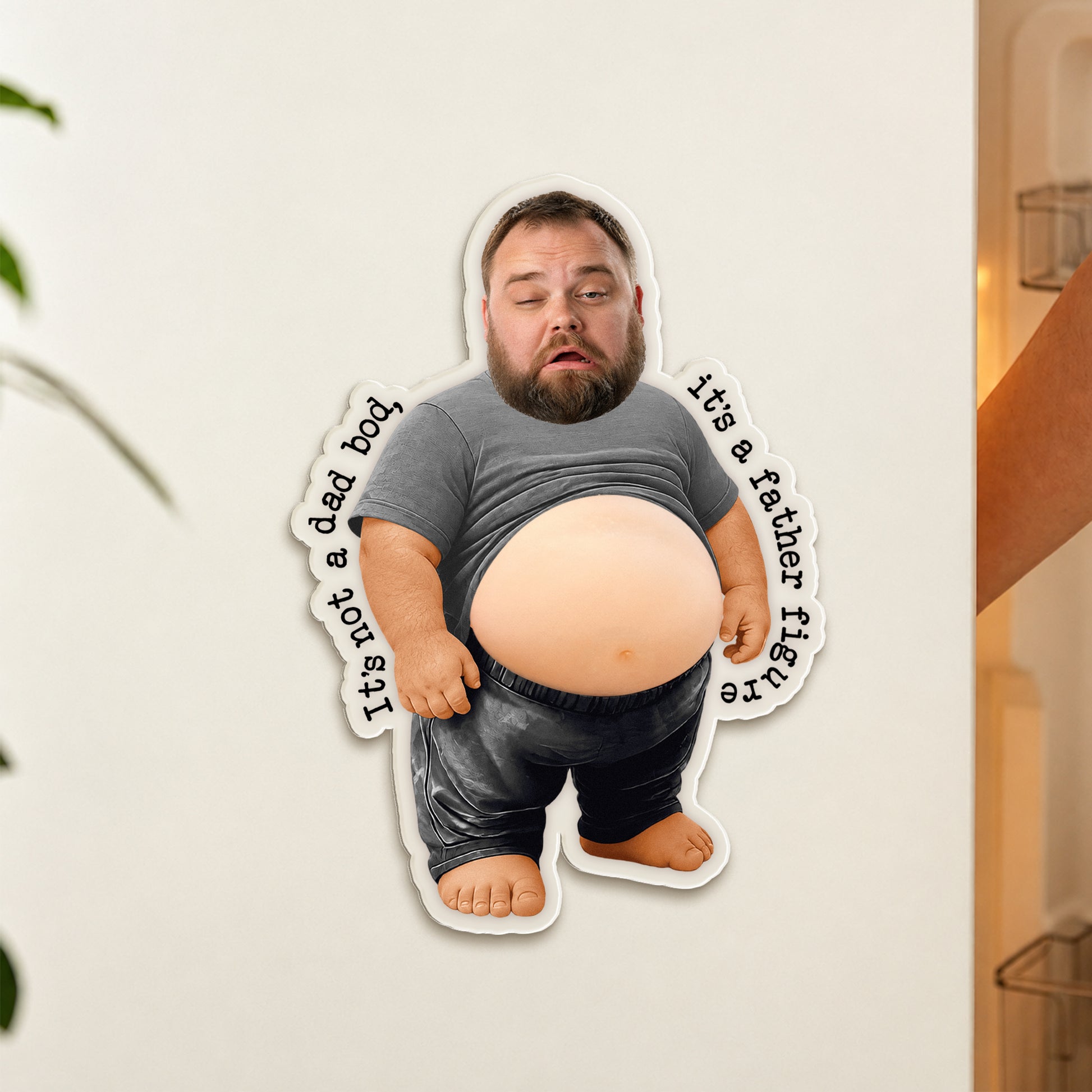 Funny Father's Day Gift - Personalized Fridge Magnet