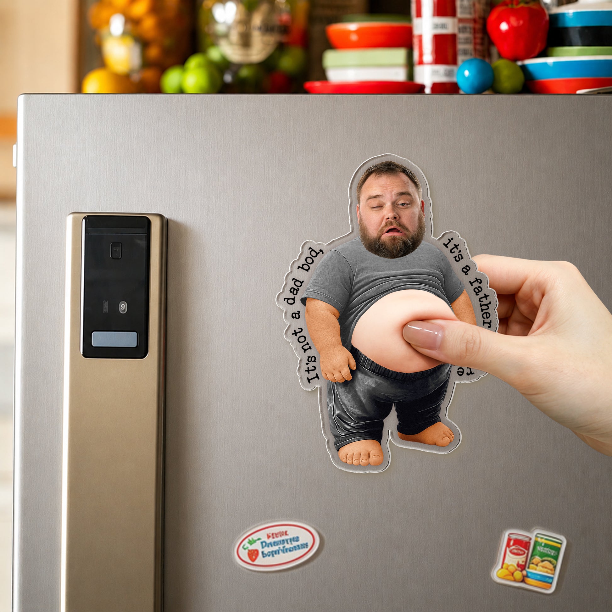 Funny Father's Day Gift - Personalized Fridge Magnet