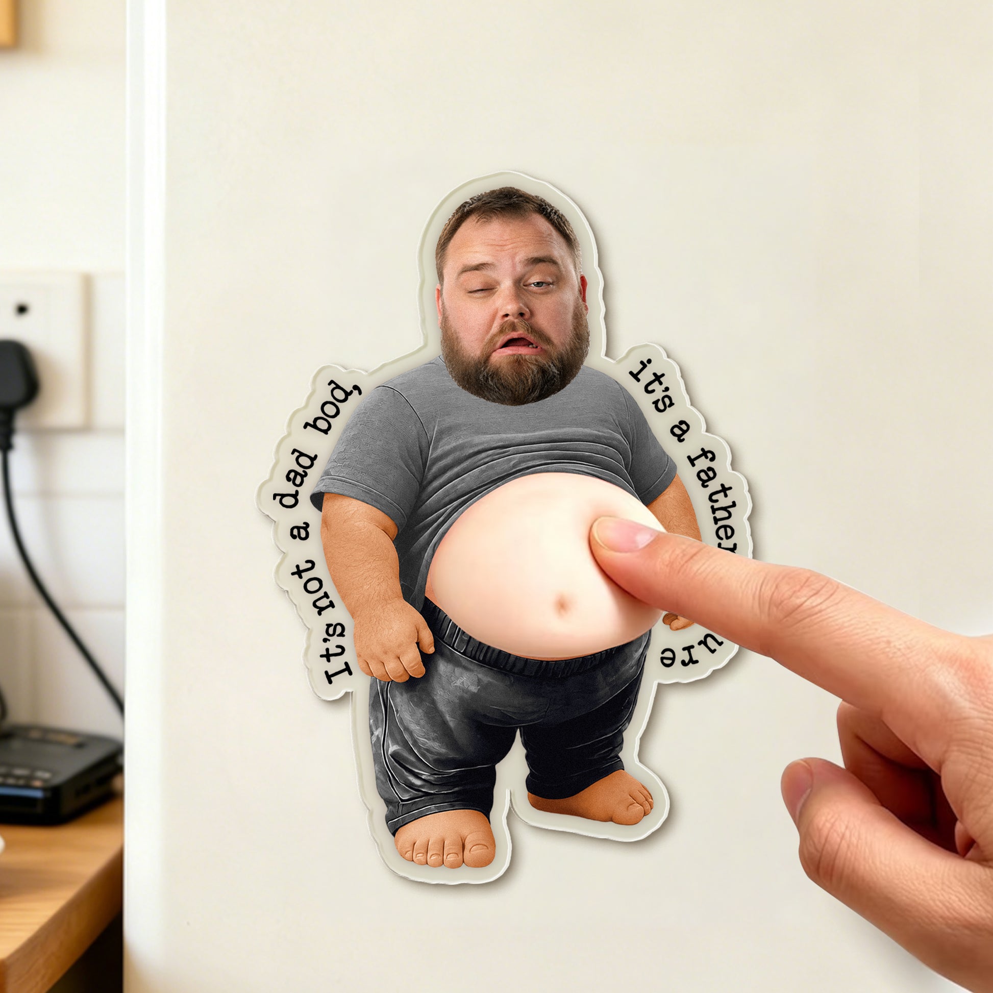 Funny Father's Day Gift - Personalized Fridge Magnet