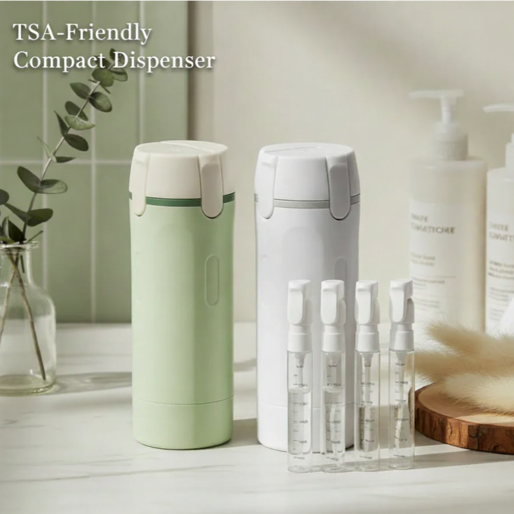 4-in-1 Travel Dispenser | Green