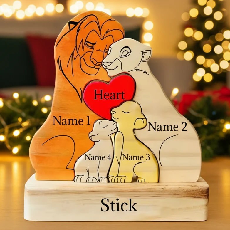 ✨Personalized Family Custom Model - Lion, Bear, Elephant🦁🧸🐘