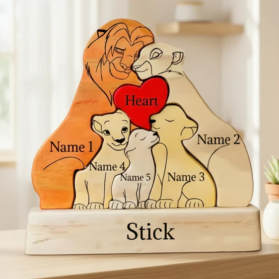 ✨Personalized Family Custom Model - Lion, Bear, Elephant🦁🧸🐘