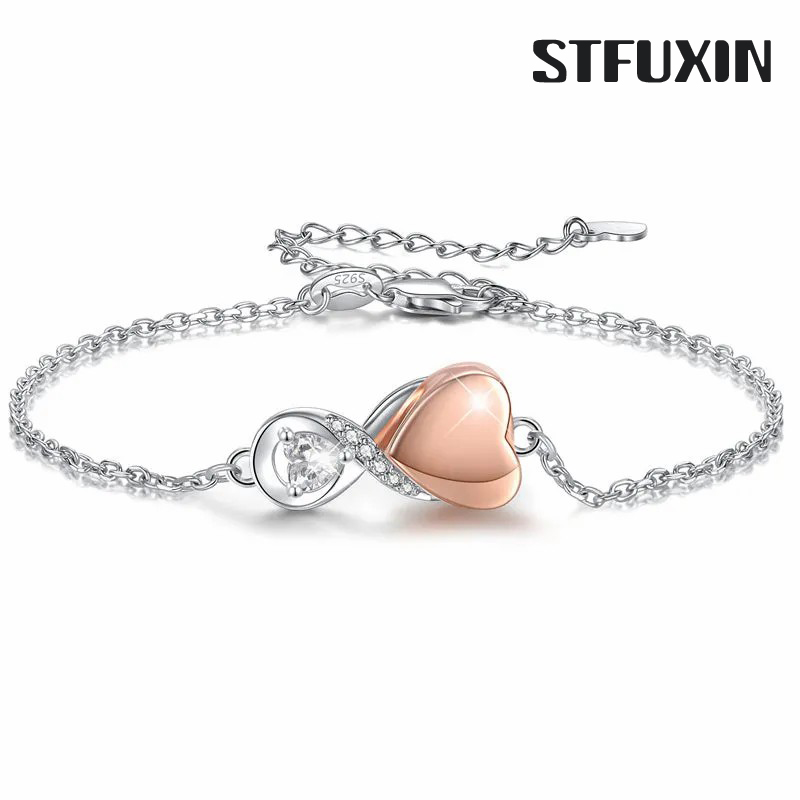 Stfuxin Infinity Urn Bracelet for Ashes for Women Ashes Keepsake Memorial Jewelry Gifts for A Loss of Loved Ones