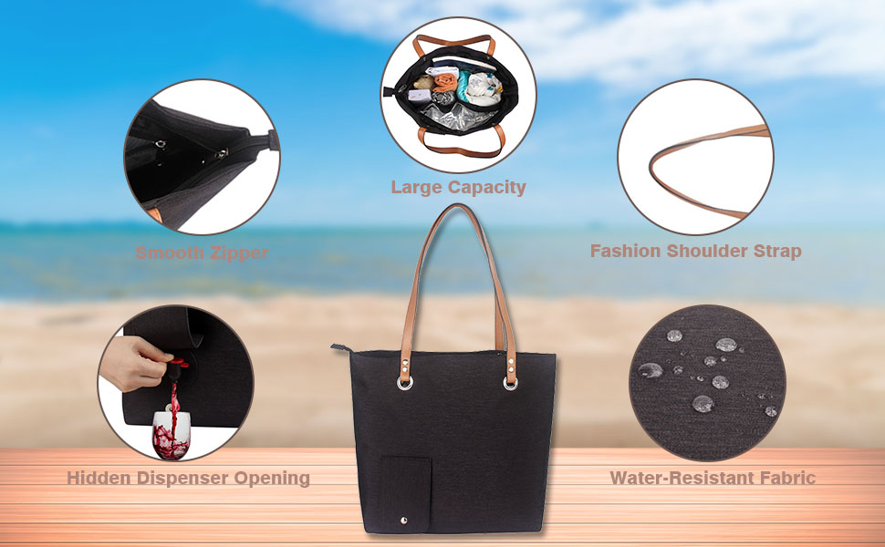 Wine Purse with Hidden Spout
