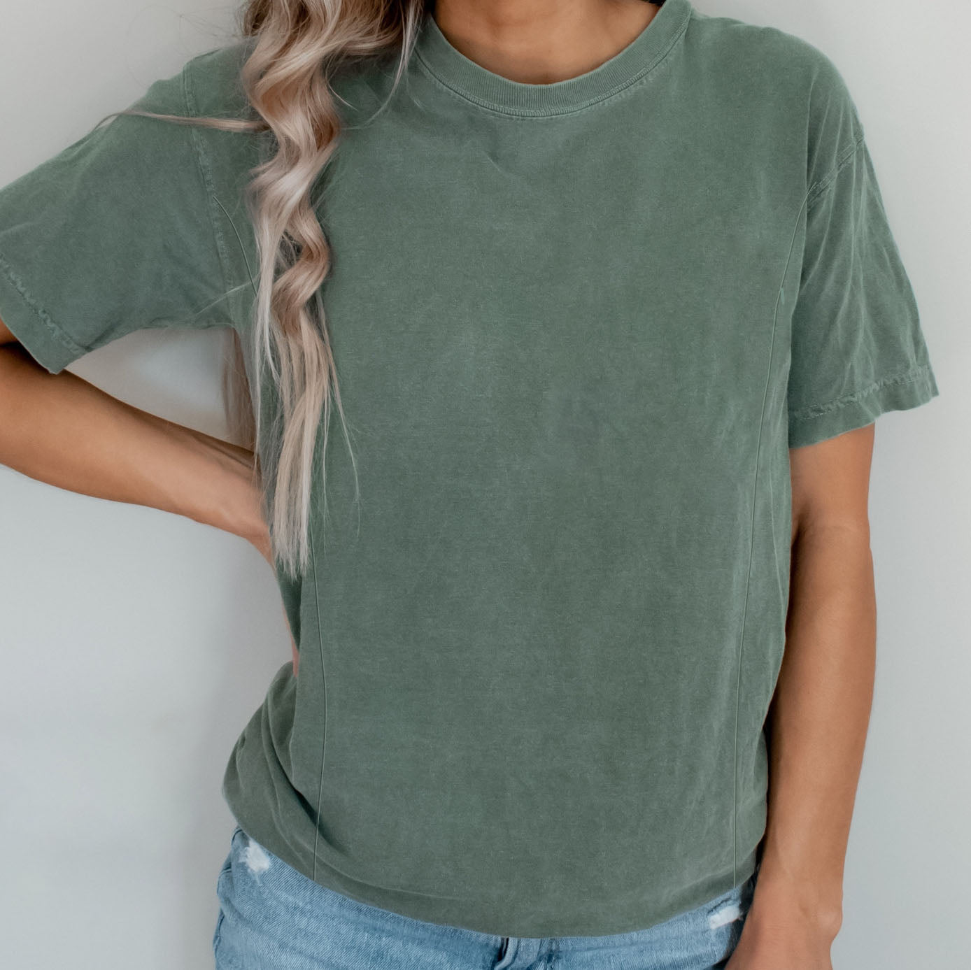 Plaid Zipper Nursing T-shirt