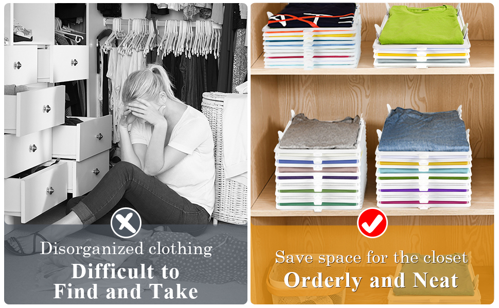 shirt organizer for closet