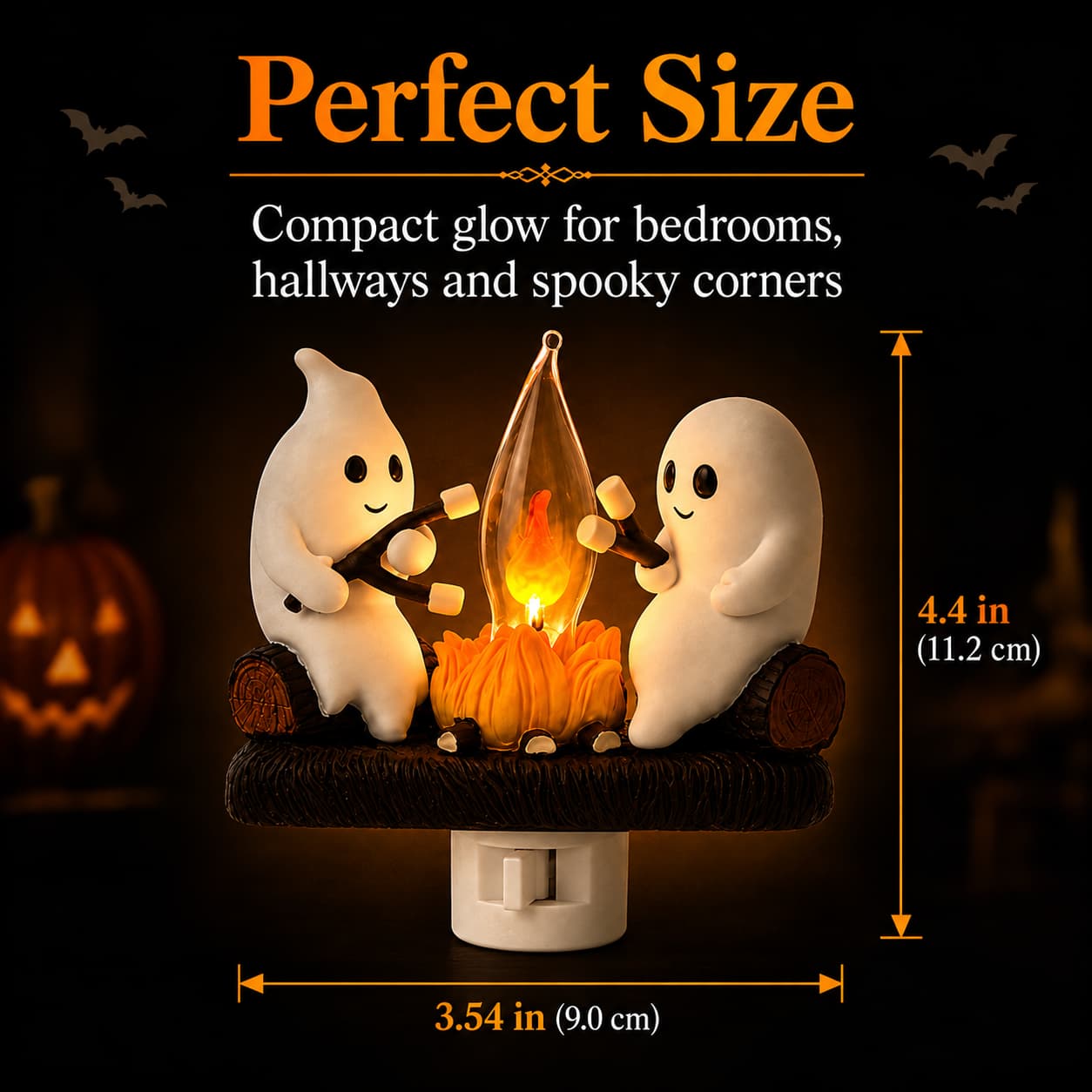 3D Ghosts’ Campfire Party Night Light