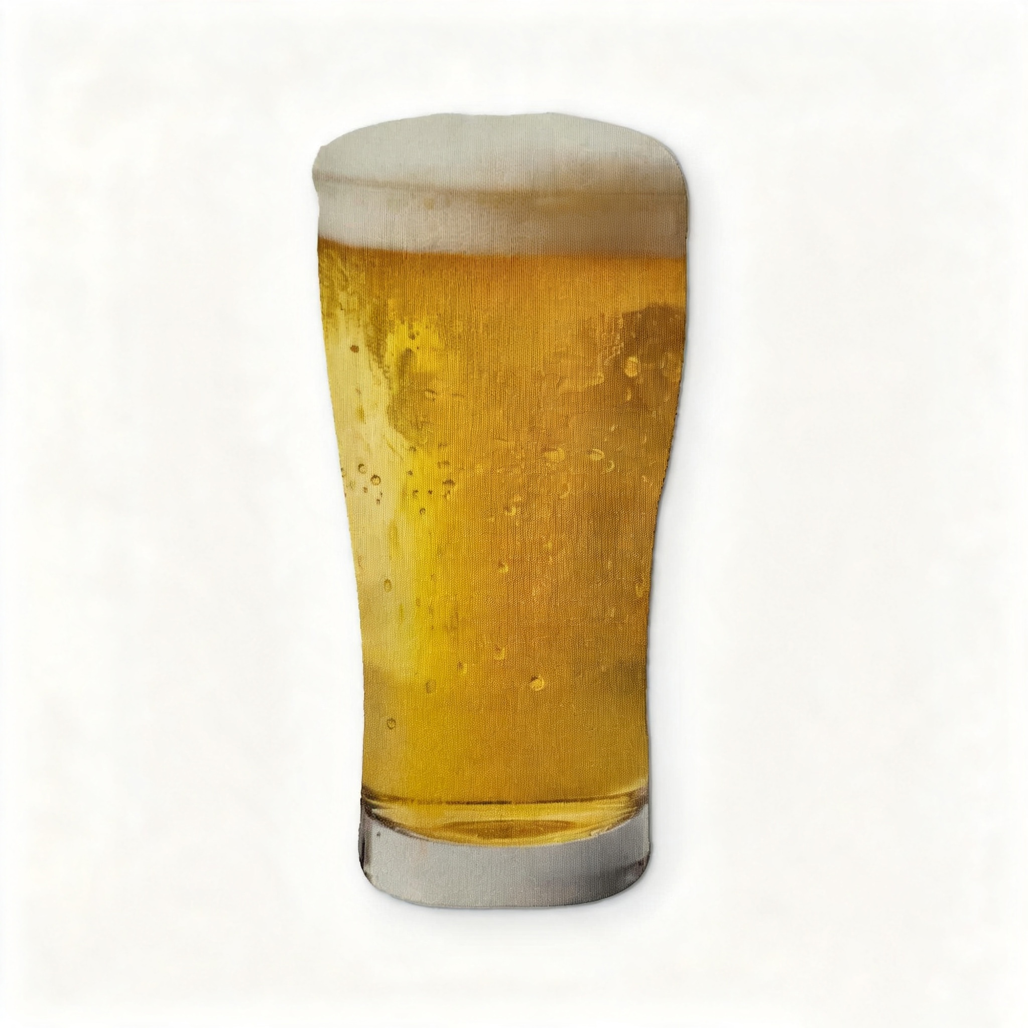 Beer Pint Glass Shaped Novelty Microfiber Cleaning Cloth