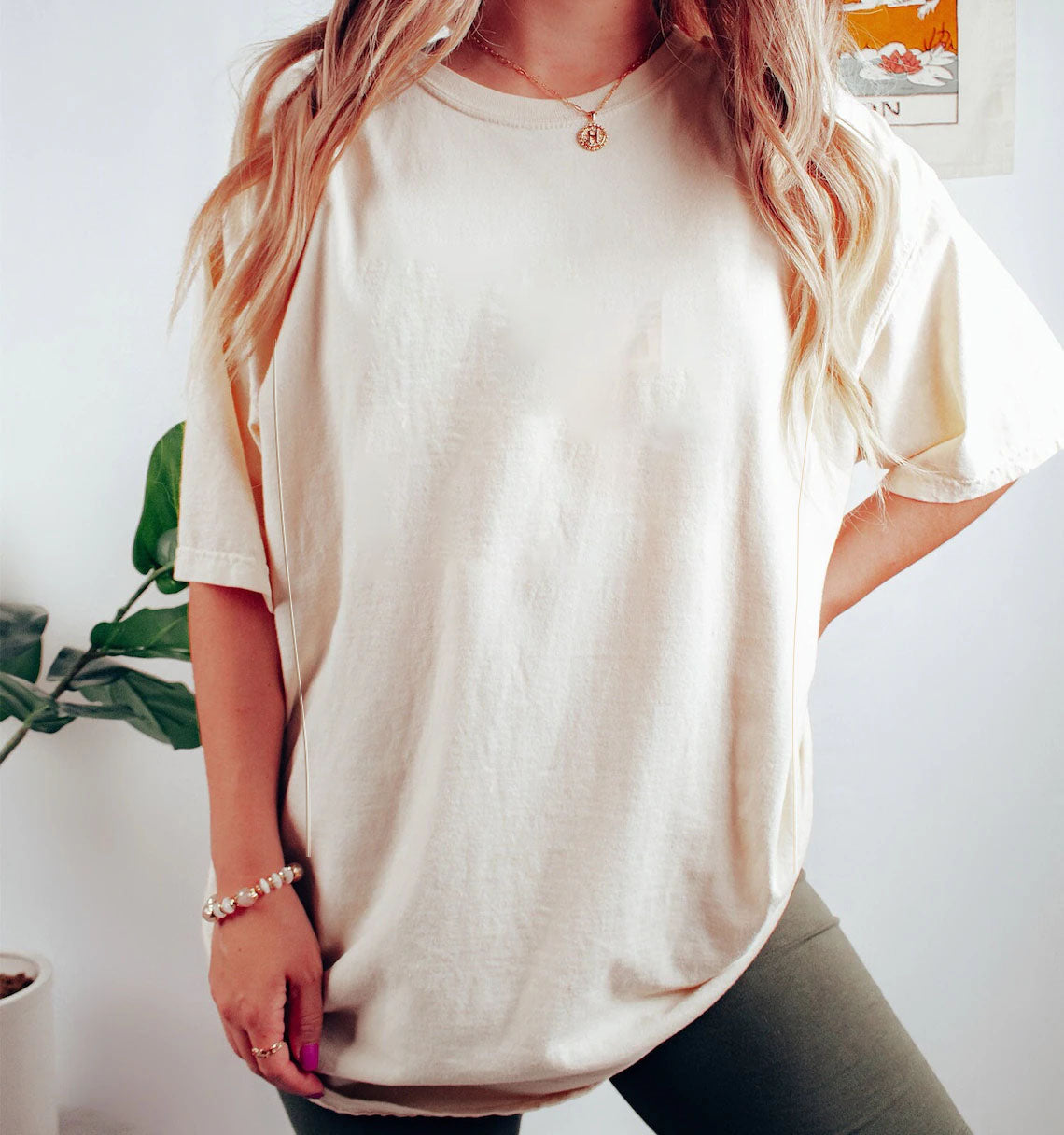 Plaid Zipper Nursing T-shirt